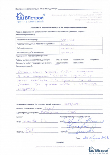 100%-ное попадание в мои ожидания!